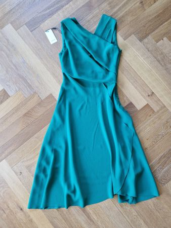 Reiss Marling front wrap dress, size S