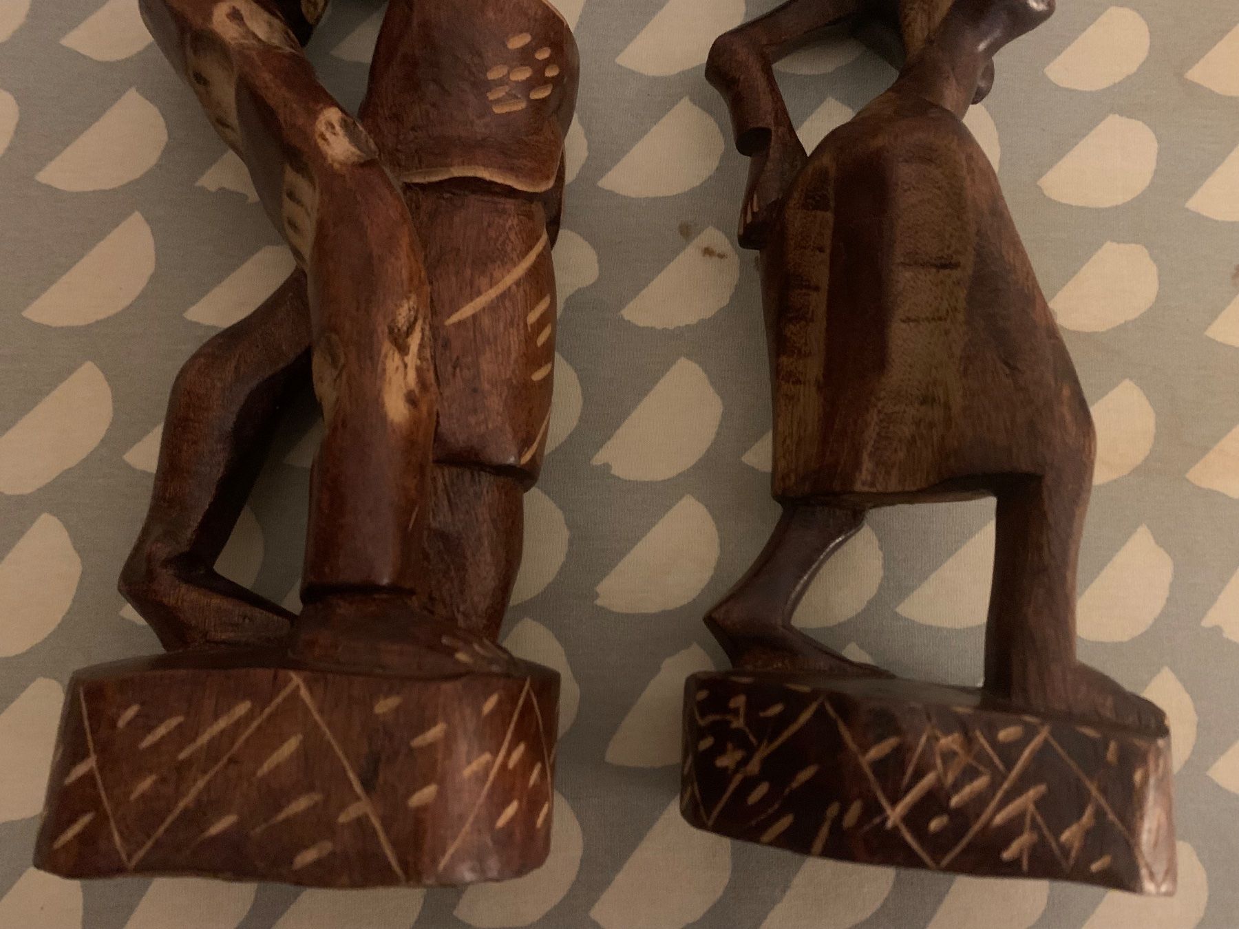 Sculptures & Statues: Deux statuettes en bois sculpté artisanat – D'occasion à thonex par begochiqui 6