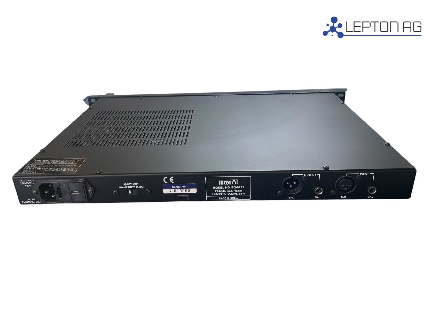 Equalizer: InterM EQ-9131 Equalizer – Gebraucht aus Niederdorf von LeptonAG 2