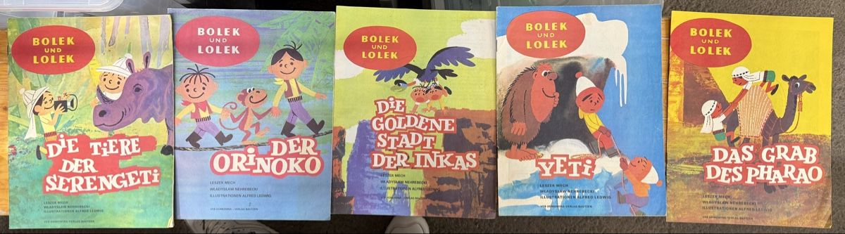 Fumetti: 5 Bolek und Lolek Comics – Usato da Celerina/Schlarigna venduto da golfrolf2