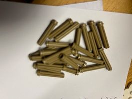 LEGO 25x Achse 3 mit Endnoppe (6587)