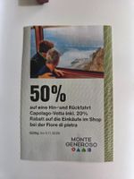 50% Gutschein Monte Generoso