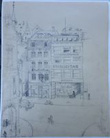 Irène Zurkinden Zeichnung Basel Stadtansicht
