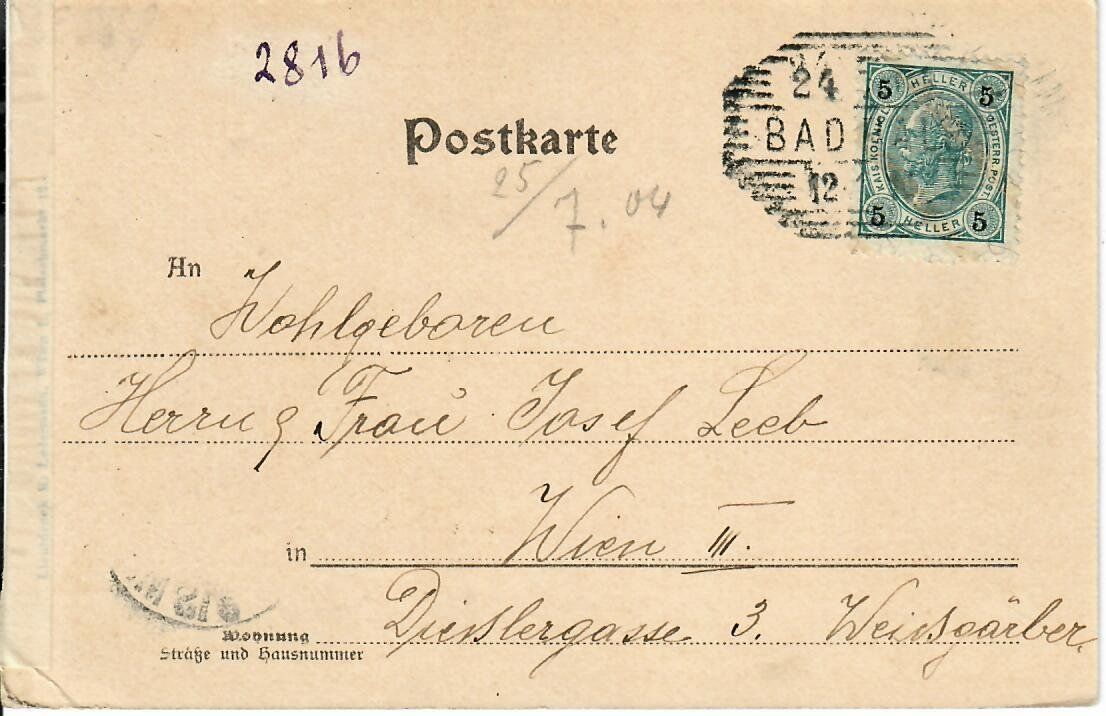 Cartoline postali: Bad Hall - Theater – Usato da Hochdorf venduto da Ziegel-16 1
