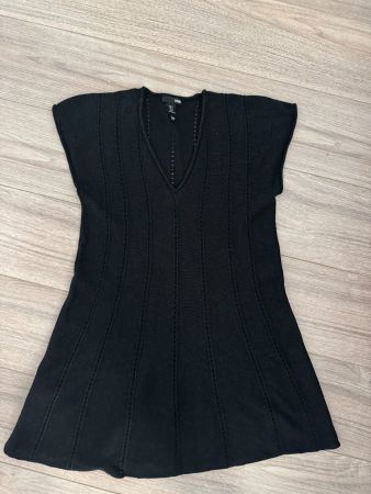 H&M Strick Oberteil/Tunika schwarz Gr. M
