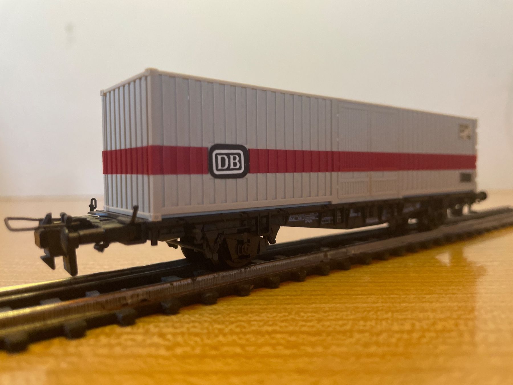 Modellini di ferrovie: Röwa Supermodell H0 DB Containerwagen – Usato da Suhr venduto da Daneli7 1