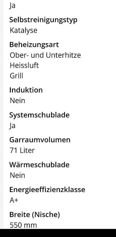 Electrolux Forni: Elektrolux Backofen EH7GL – Usato da Wohlenschwil venduto da Sambesi 2