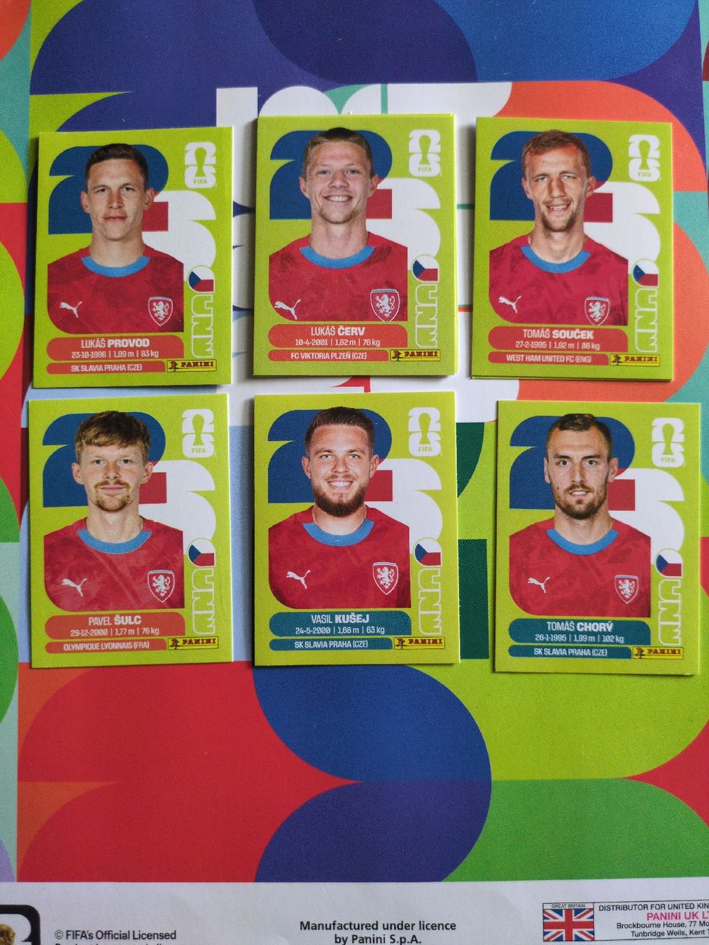 Panini Sammelbilder & Trading cards: Panini Tschechien CZE Set – Neu (gemäss Beschreibung) aus Rapperswil SG von sau_p7ft