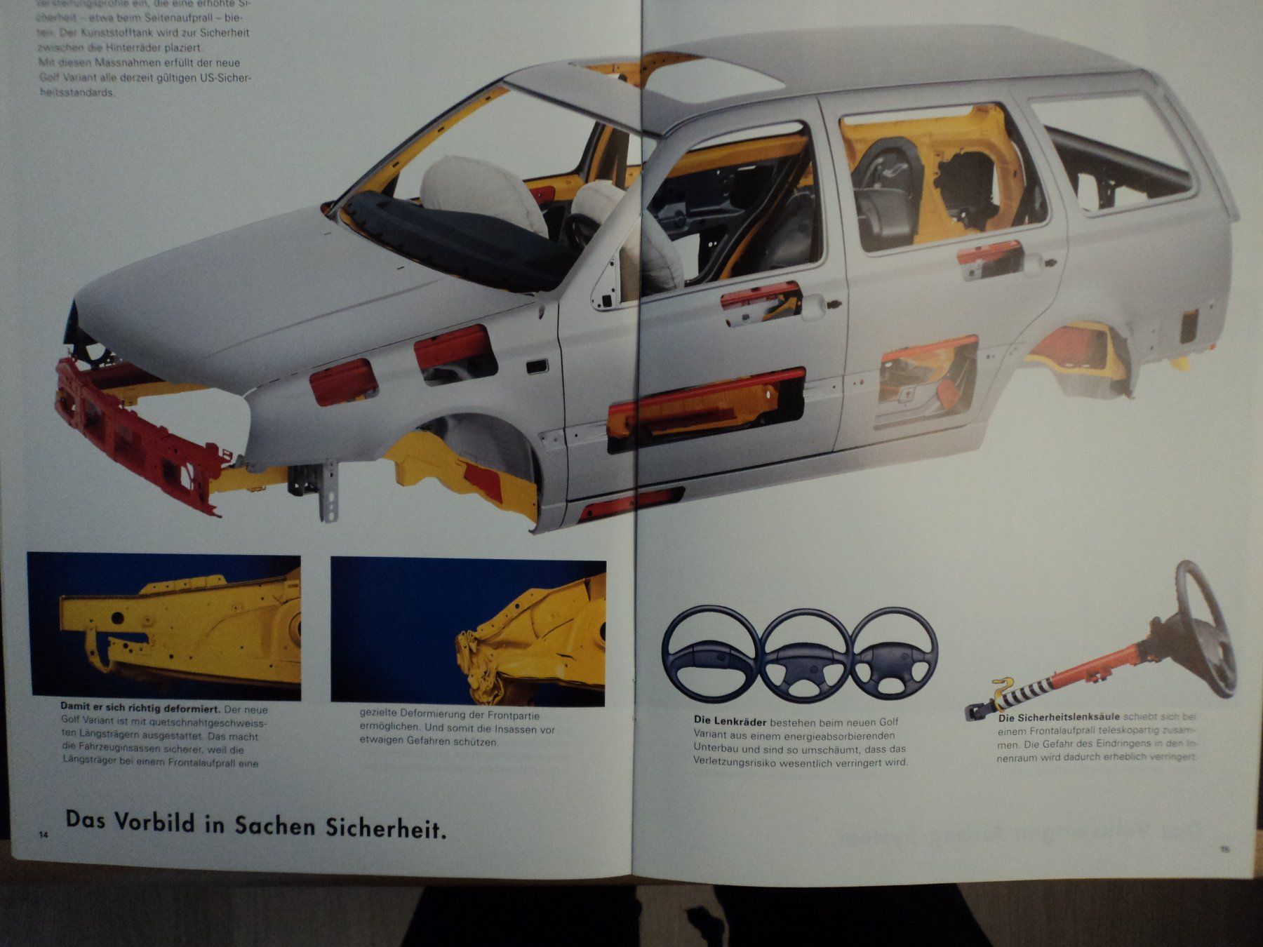 VW Documenti: Prospekt VW Volkswagen Golf Variant 1993 – Usato da Schwarzenburg venduto da modelCARama 4