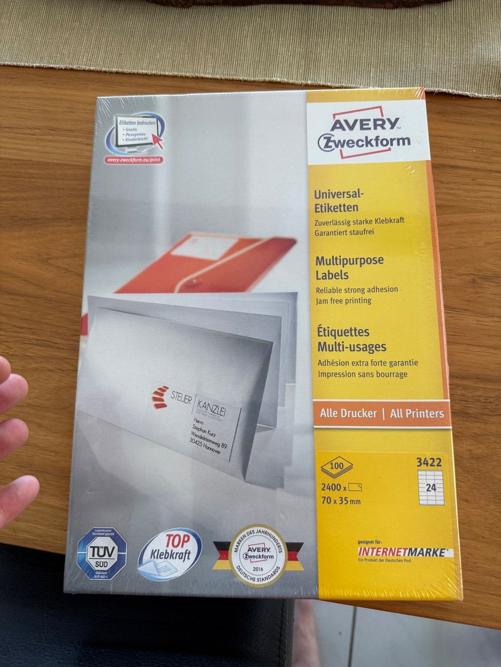 Avery Zweckform Sticker: Avery Zweckform Etiketten 3422 – Nuovo e nell'imballaggio originale da Schneisingen venduto da Tomthedragon
