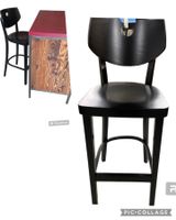 Set 1 Tisch und 4 Stühle Bistroset Bar Hocker Gastro - 553