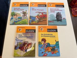 5er Set Lesedetektive DUDEN 1. und 2. Klasse
