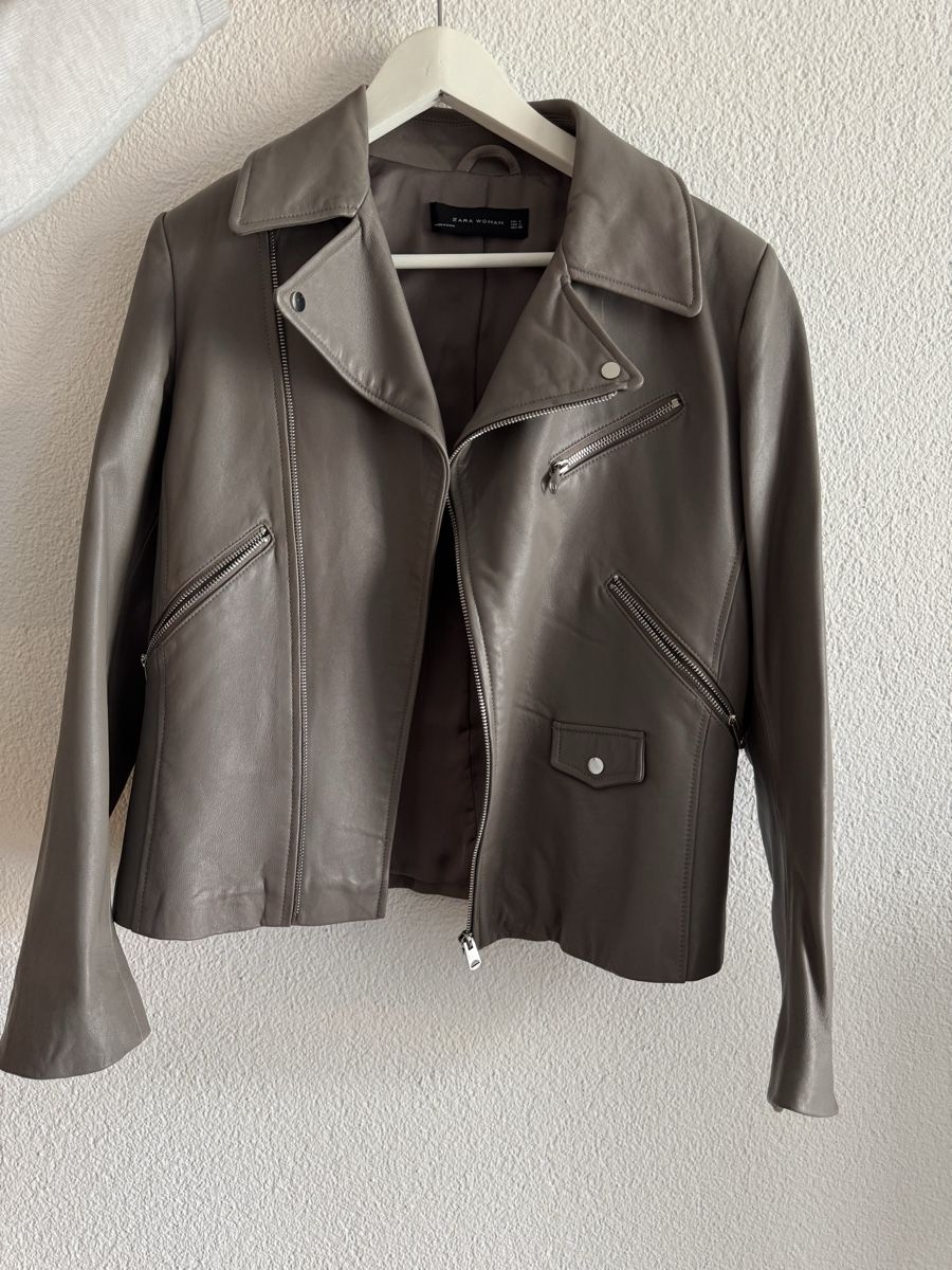 Zara Jacken: Zara Lederjacke, echtes Leder, Grösse L (eher M) – Neu (gemäss Beschreibung) aus steffisburg von seva69