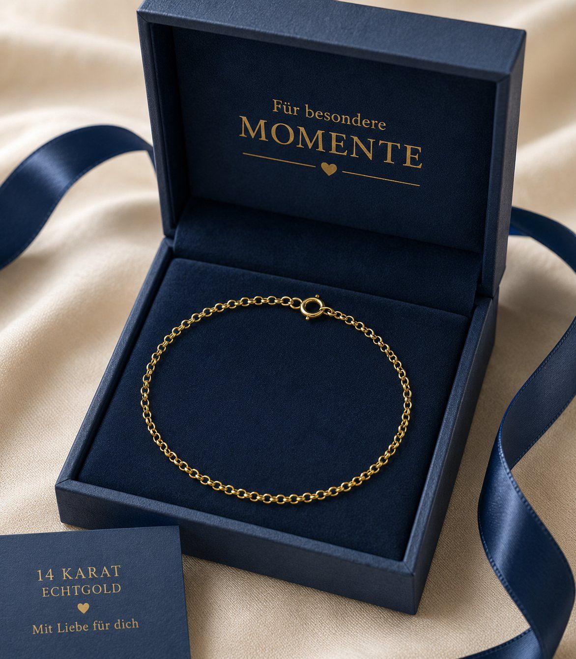 Bracciali & Braccialetti: Armkette Echtgold 9karat – Nuovo e nell'imballaggio originale da Hemmental venduto da BlingBling1