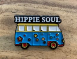 Pin Camper Bus Hippie Soul