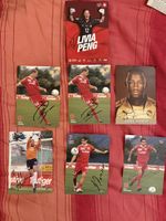 Diverse signierte Autogrammkarten CH Fussball