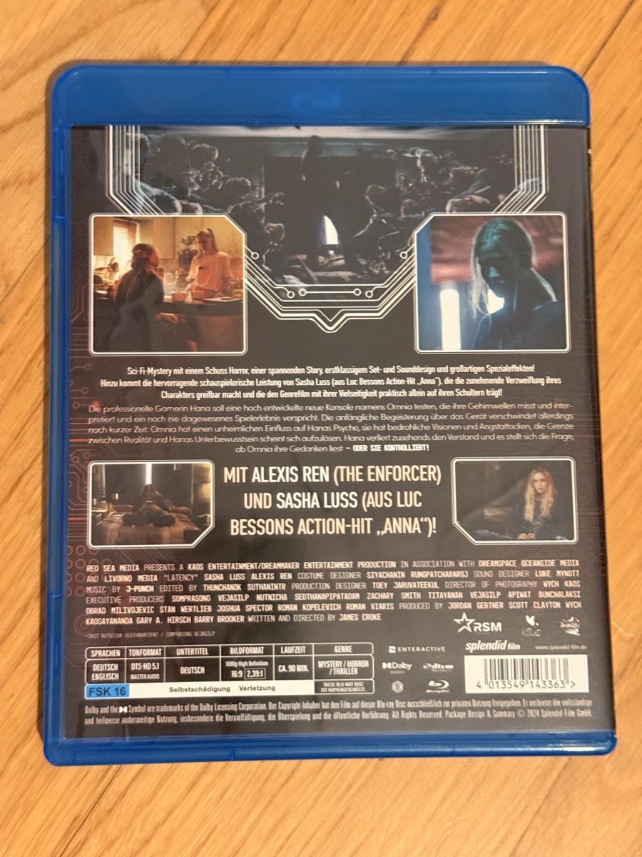 Tutti i DVDs: Hana's Game Blu-ray Sci-Fi Horror Thriller – Usato da Kölliken venduto da nerdorado 1