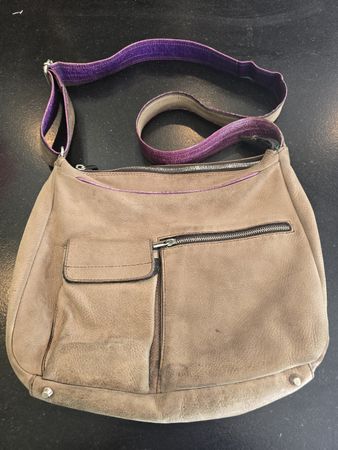 Schicke Criz Leder Schultertasche