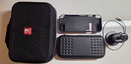 Nintendo Switch Zubehör Set - Taschen, Ladestation & Grip