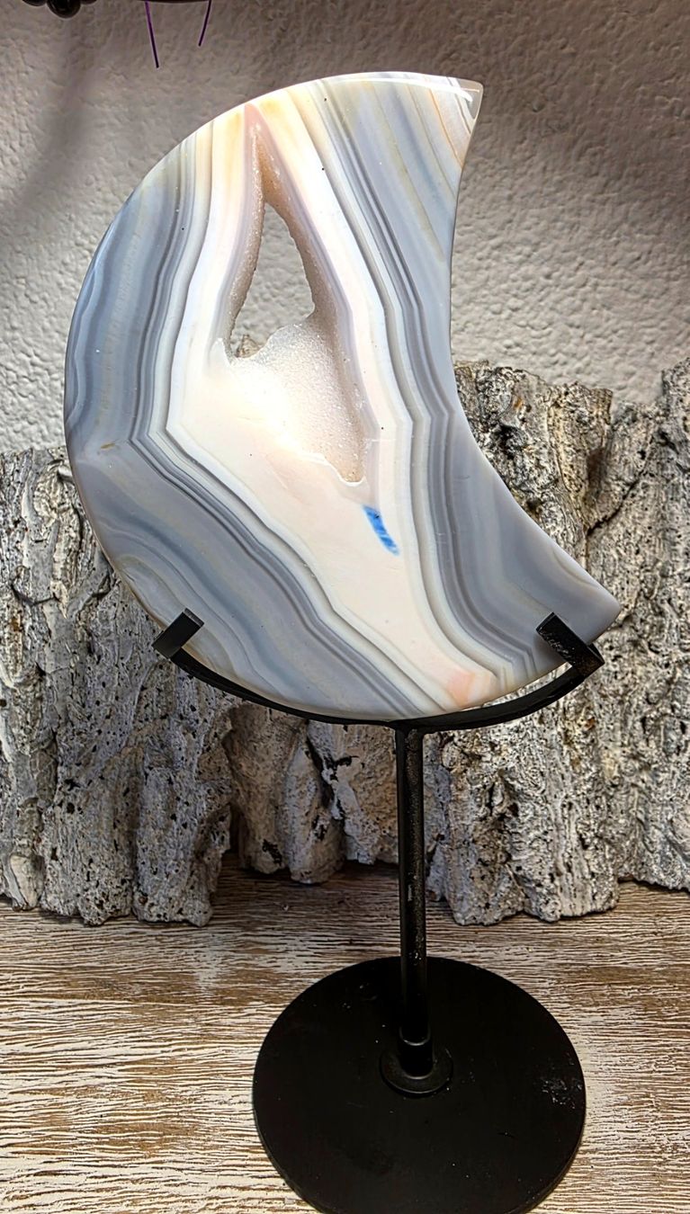 Minerali & Pietre curative: Achat Mond 285g – Nuovo (secondo la descrizione) da Matzingen venduto da Shay_Crystalz