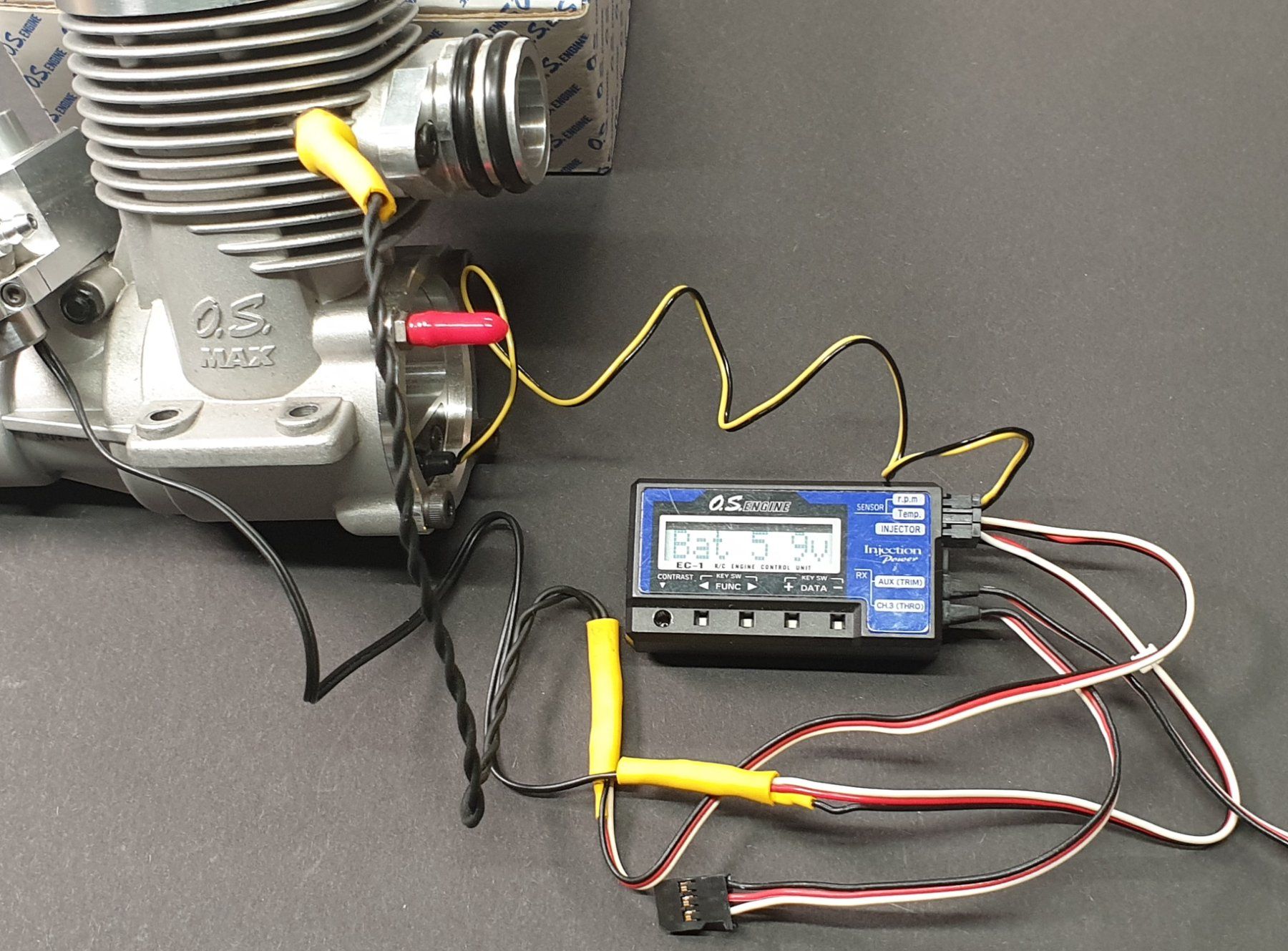 Motoren: OS max 140RX FI mit elektronischer Einspritzung – Gebraucht aus Ohmstal von p-51d 9