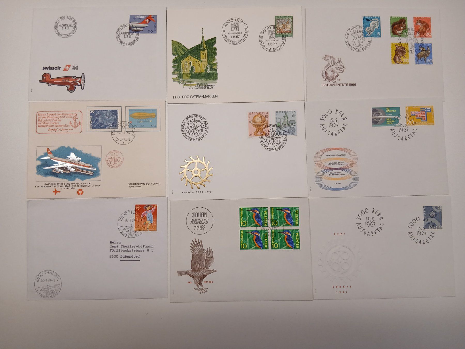 Tutti i francobolli: Briefmarken Ersttagsbriefe, Sammlung, Top Zustand! – Usato da Sonnental venduto da maec69