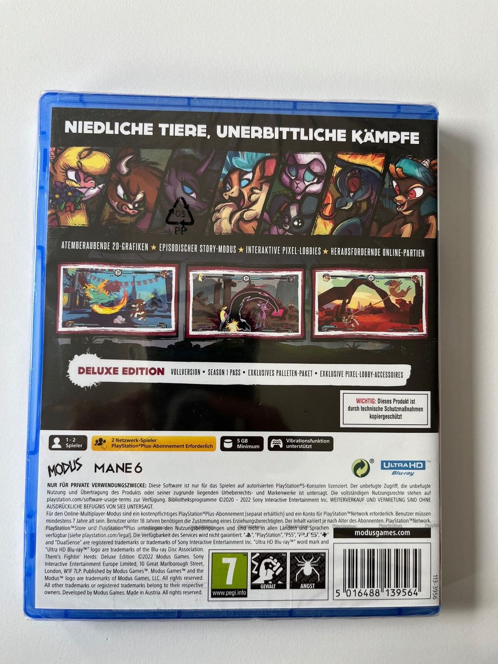 Giochi: PS5 Them's Fightin' Herds (PEGI) – Nuovo e nell'imballaggio originale da Triesen venduto da up2gamesch 1