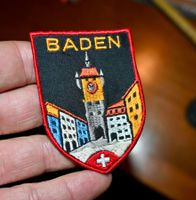 VINTAGE Badge BADEN nos ST. GALLER STICKEREI