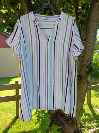 Damen Bluse von Steilmann, Gr. 44, gestreift, Top Zustand