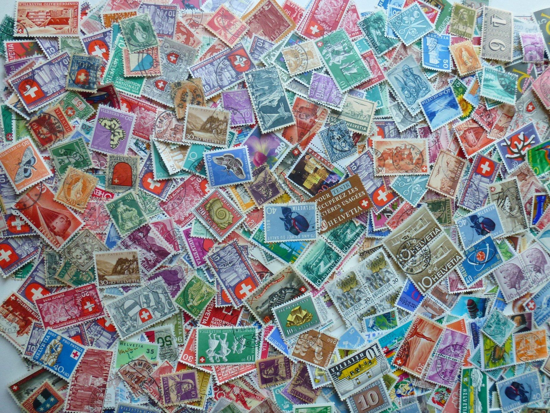Alle Briefmarken: ++X-Tausend Briefmarken Schweiz ab Strubel – Gebraucht aus Walkringen von Casablanca777 6
