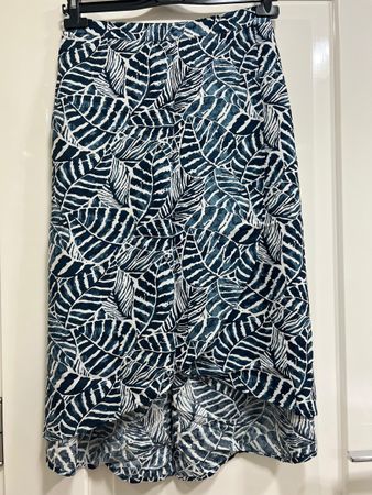 Sommerrock H&M Gr. S blau weiss - Gratisversand