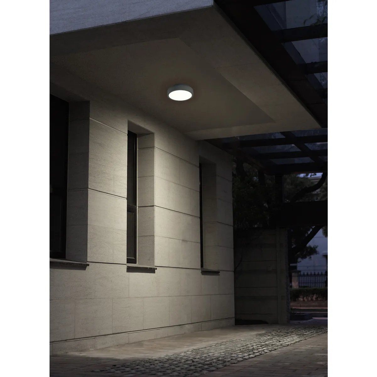 Lampadari & plafoniere: NEKO RIVA Round Opal anthrazit LED 14W - RIVR-830A114F-DN – Nuovo e nell'imballaggio originale da Villmergen venduto da Elektro-Mueller 1