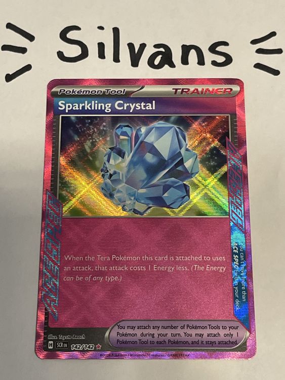 sparkling crystal pokemon card price - 142/142 Stellar Crown  ACE SPEC Pokmon TCG: Sparkling Crystal -