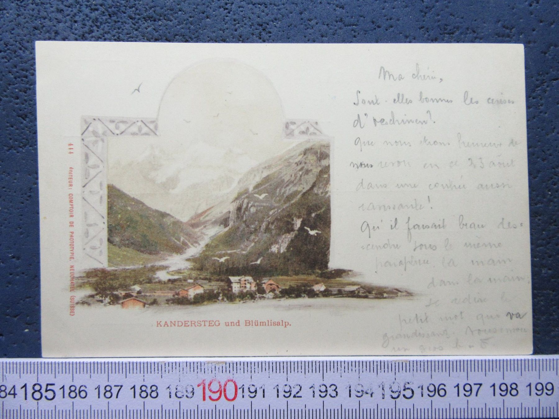 Cartoline postali: KANDERSTEG UND BLÜELISALP AK BEO – Usato da Ettingen venduto da Hausi4711