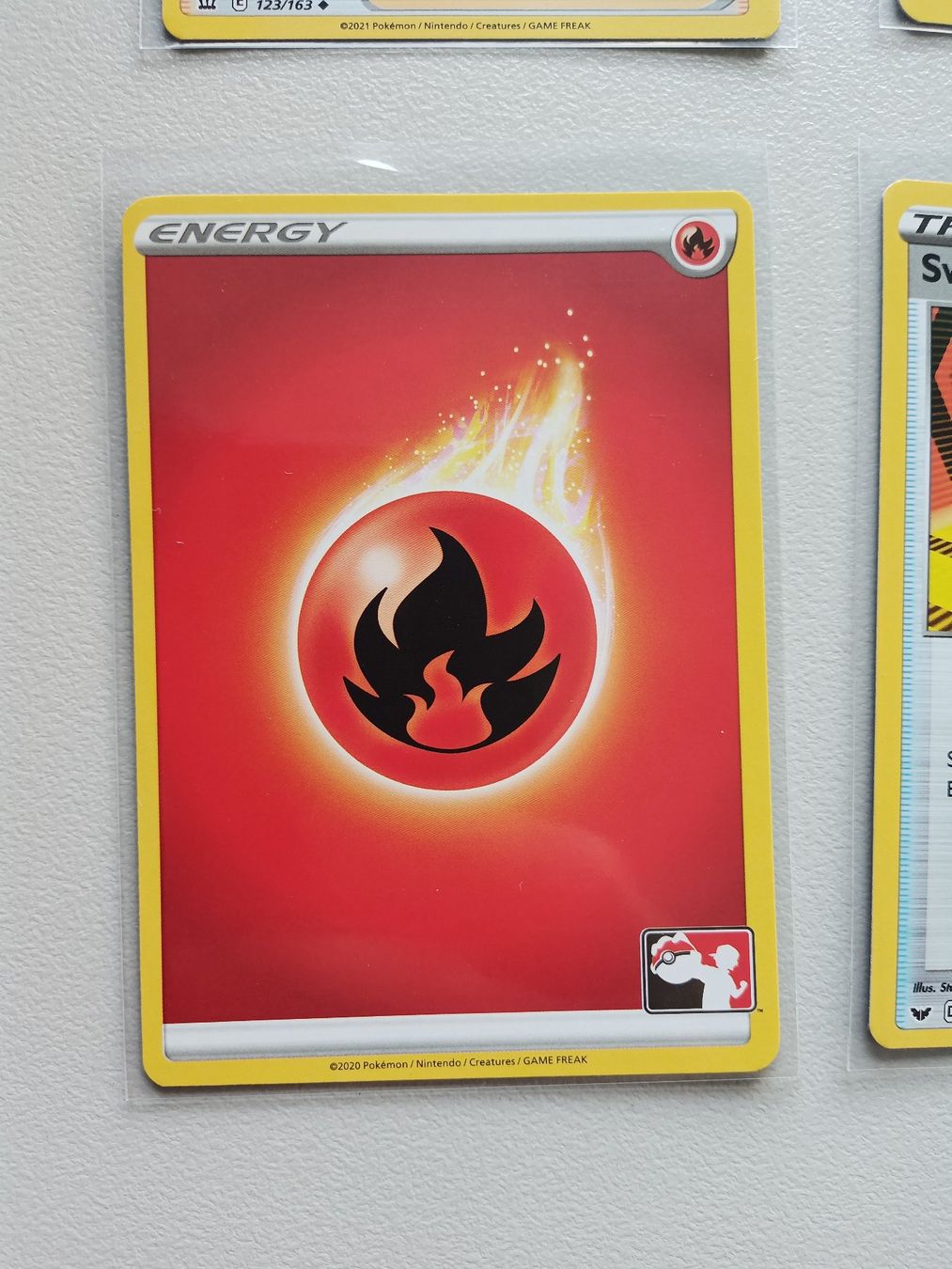 Pokémon Sammelbilder & Trading cards: Fire energy - Pokemon TCG Prize Pack Stamp Stempel – Gebraucht aus Altstätten SG von GGsGameshop