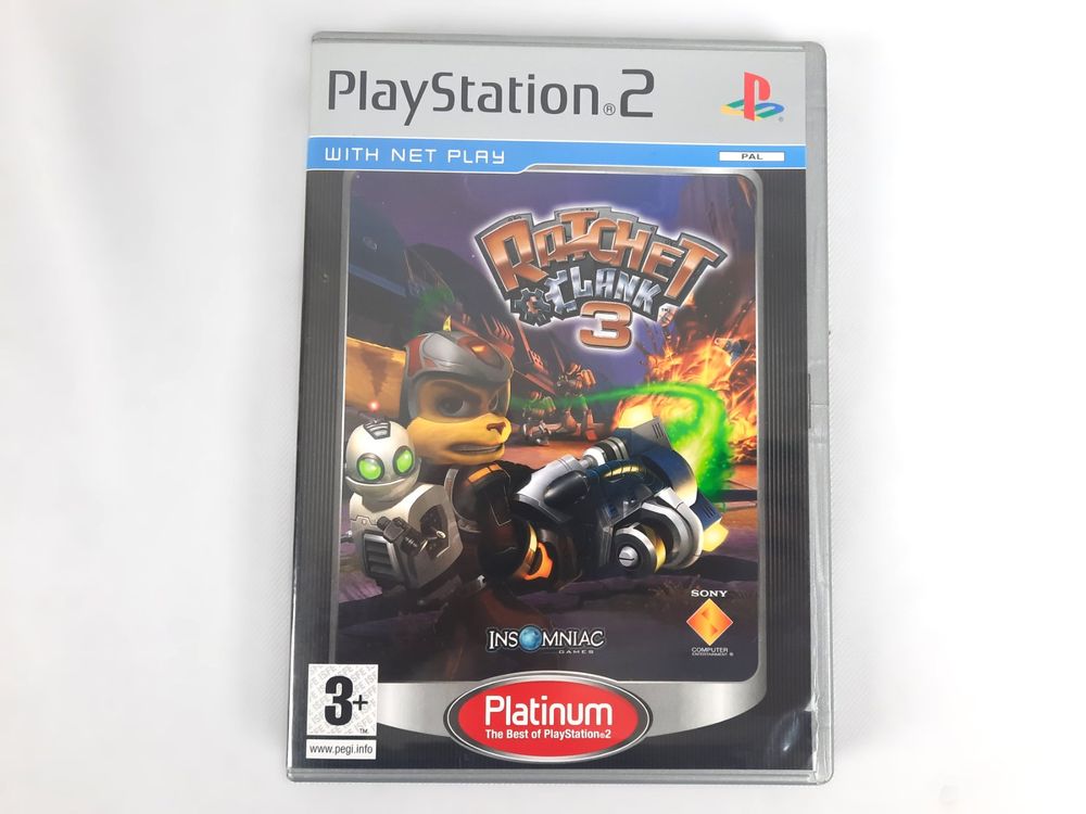Jeu PlayStation 2 RATCHET GLADIATEUR boite + notice + cd PS2