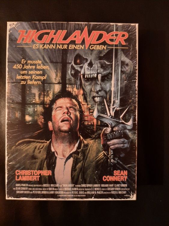 Highlander Blu Ray Vhs Retrobox Mit Poster Kaufen Auf Ricardo