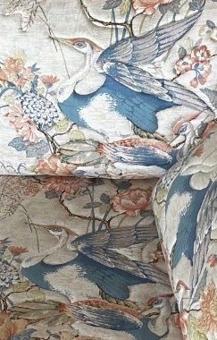 Divani: Sitzgarnitur 3er Sofa + 2 Sessel - Kranich Chinoiserie - Top – Usato da Oberlunkhofen venduto da car_5r8v 3