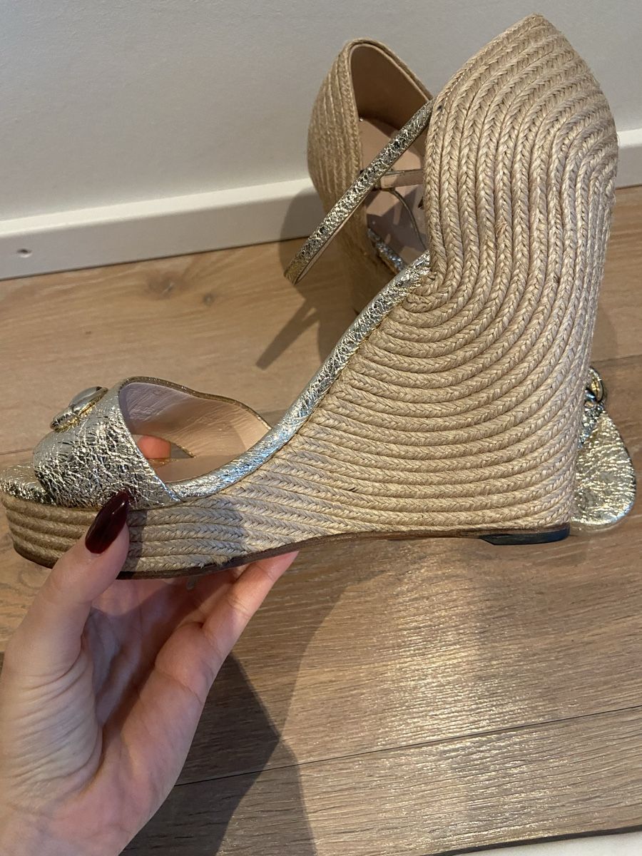 Gucci Scarpe da donna: Gucci Wedge mit Horsebit gold – Usato da Embrach venduto da tarosa99 2