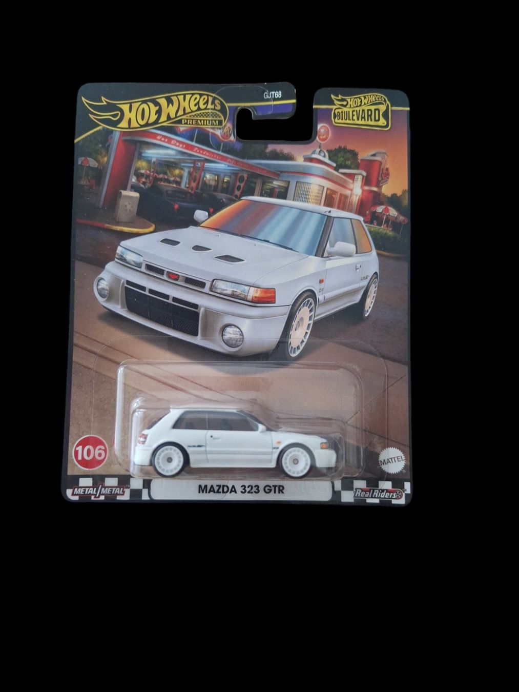 Hot Wheels Modellini d'auto: Hot Wheels Premium Boulevard #106 Mazda 323 GTR – Nuovo e nell'imballaggio originale da Adlikon venduto da Mmartin0