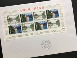 Schnapszahl 9.9.99-9 Kleinbogen  Schweiz China OZ 120