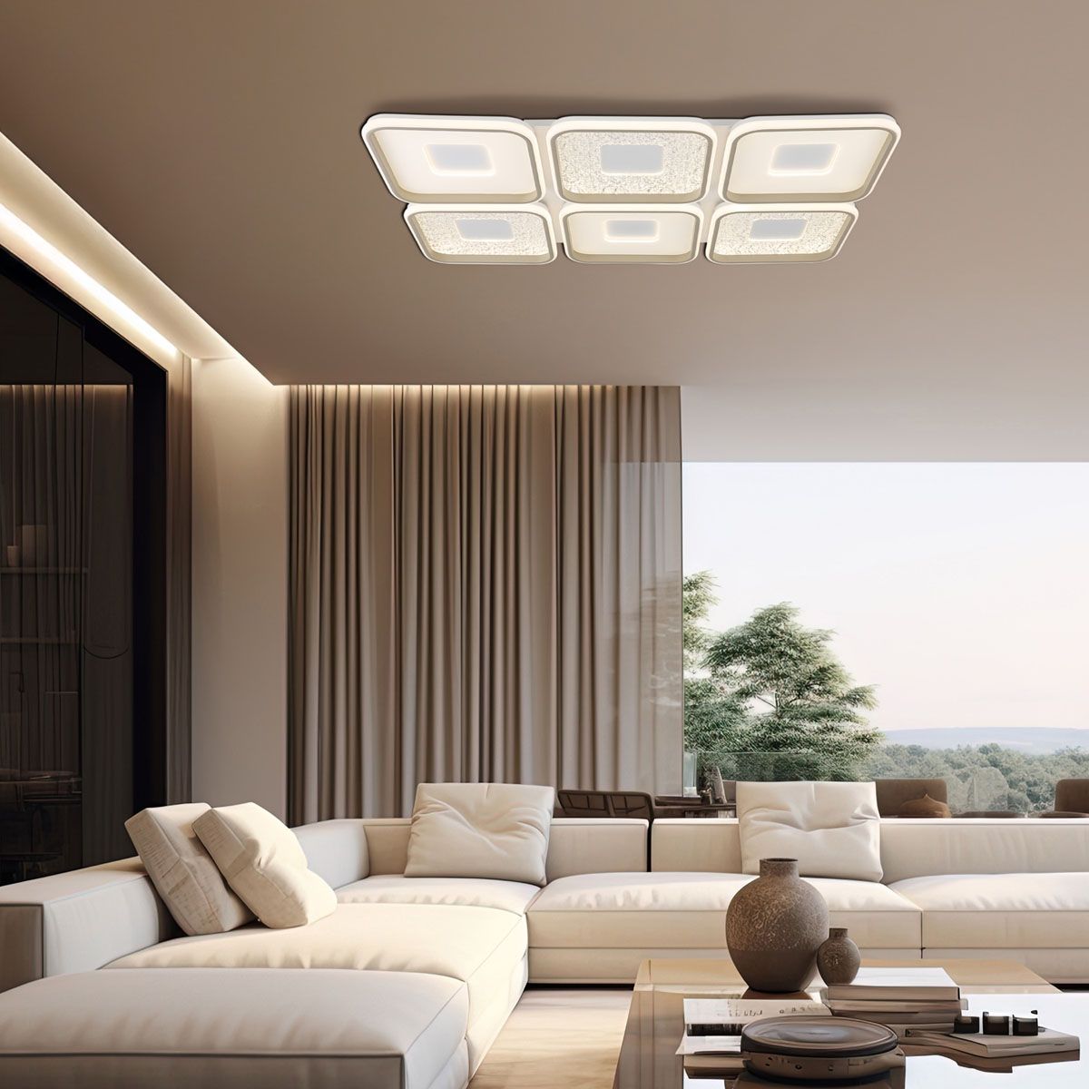 Kronleuchter & Deckenlampen: LED Deckenleuchte, CCT, 100 cm x 67 cm – Neu (gemäss Beschreibung) aus Kreuzlingen von Smart-Light 1