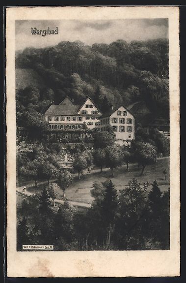Cartoline postali: Wengibad, Ortsansicht mit Strasse aus de – Usato da Berlin venduto da bartko-reher