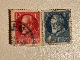Bayern Briefmarken (Gratis-Versand)