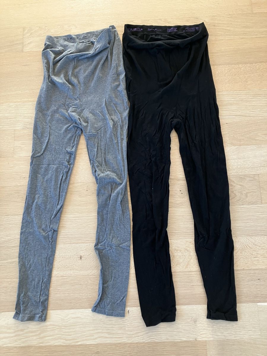 Leggings: 2x Seraphine Schwangerschaftsleggings – Gebraucht aus Zürich von tscherel