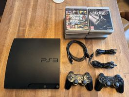 PS3 Slim 160 GB + 16 Games ab CHF 1.-