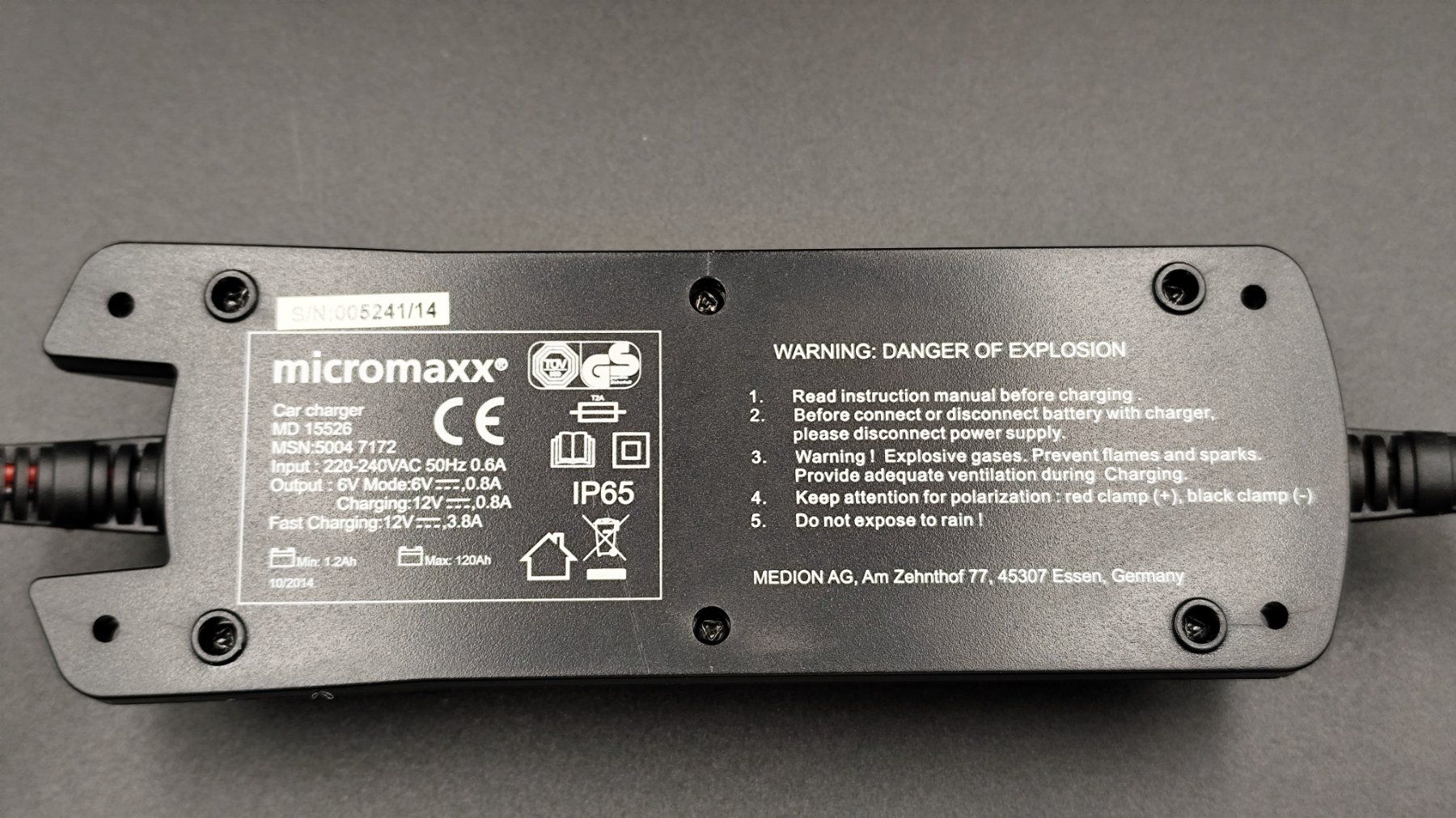 Caricabatterie: Batterieladegerät – Usato da Aettenschwil venduto da EXCEPT 1