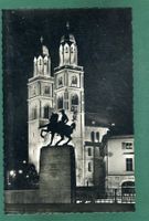 Zürich, Waldmann-Denkmal und Grossmünster, ungelaufen