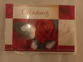 SCHÖNE EINLADUNGSKARTE NAGELNEU UND OVP!
