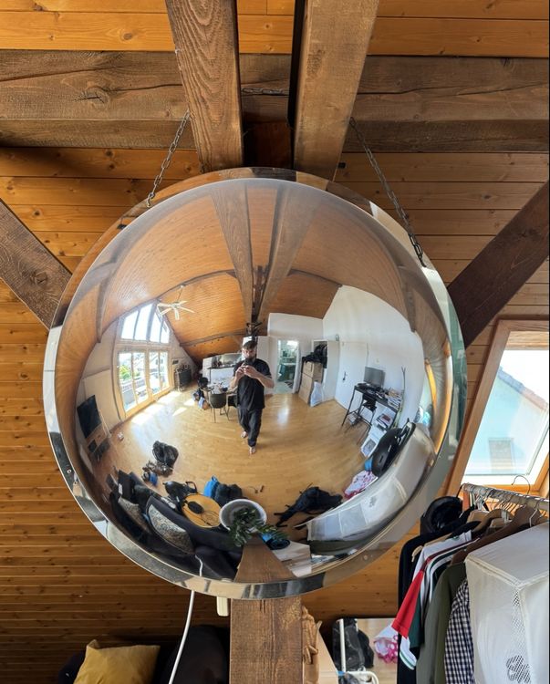 Spionspiegel, Panoramaspiegel, 360 Grad, Rundumsicht Spiegel (Gebraucht ...
